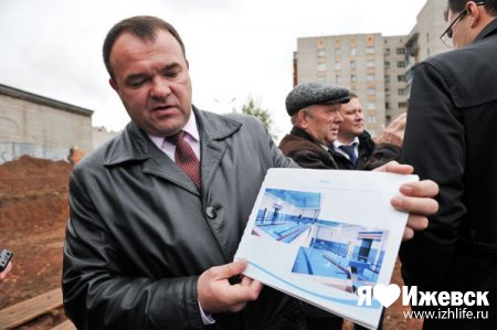 Строительство нового бассейна торжественно стартовало в Ижевске