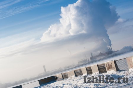 Фотофакт: крещенские морозы пришли в Ижевск