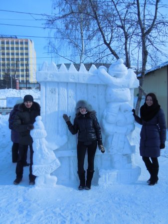 Фотофакт: конкурс снежных фигур прошел в Ижевске