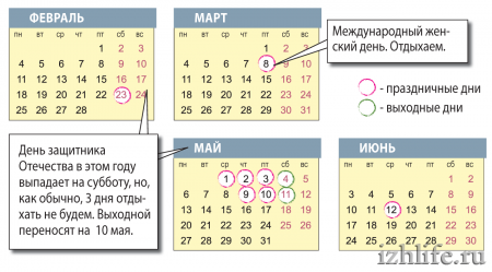 Самые длинные в этом году выходные ждут россиян в мае