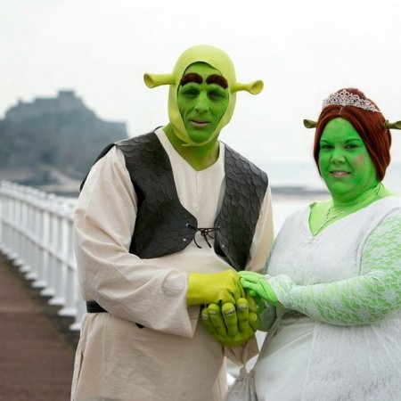 «Настоящие» Шрек и Фиона поженились в Великобритании