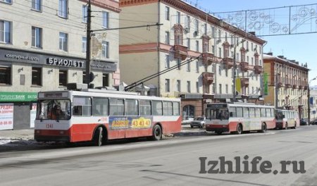 Движение троллейбусов на улице Пушкинской в Ижевске восстановили