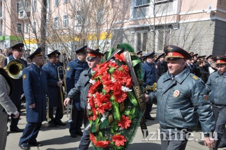 В Ижевске простились с погибшим в Дагестане полицейским