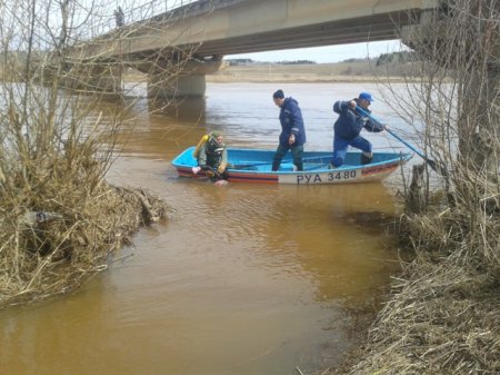 В Удмуртии «Нексия» упала в реку с моста