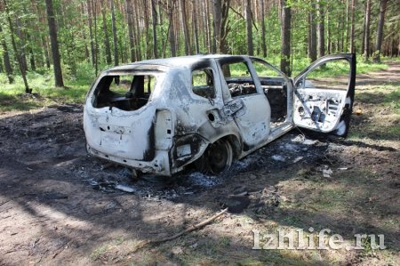 Под Ижевском нашли сгоревшее такси с трупом в багажнике