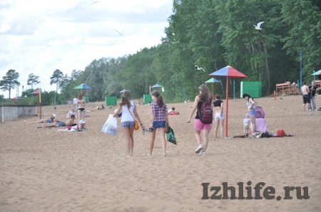 В Ижевске официально открыт городской пляж