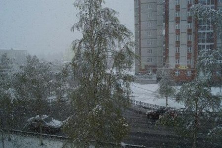 В Ямало-Ненецком автономном округе лето сменилось зимой