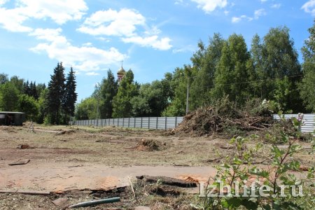 Место для будущего бассейна у Дворца спорта в Ижевске изучат археологи?
