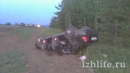 В Удмуртии в аварию попали 3 легковушки