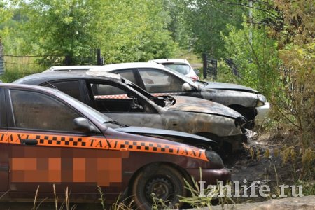 Новая волна автопожаров в Ижевске: за одну ночь сгорело 4 машины