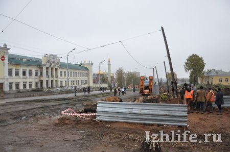 Расширение улицы Карла Маркса в Ижевске начали с переноса коммуникаций