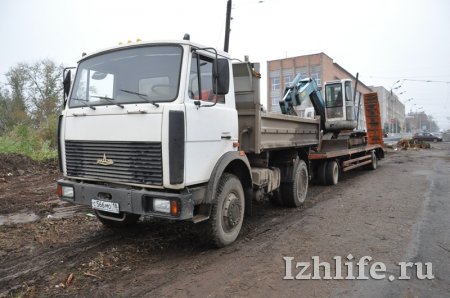 Расширение улицы Карла Маркса в Ижевске начали с переноса коммуникаций