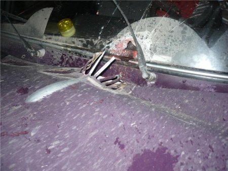 В Удмуртии водителя «семерки» проткнуло металлической трубой