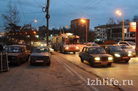 В Ижевске закрыли прямой выезд на Удмуртскую от «Авроры-парк»