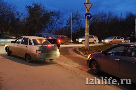 В Ижевске закрыли прямой выезд на Удмуртскую от «Авроры-парк»