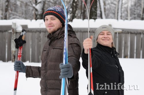 Зимние забавы: где в Ижевске покататься на лыжах