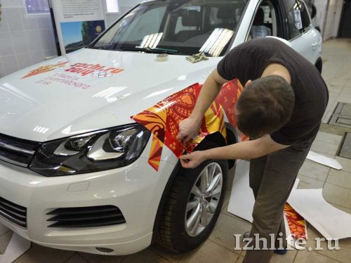 В Ижевске приготовили автомобили для кортежа эстафеты олимпийского огня