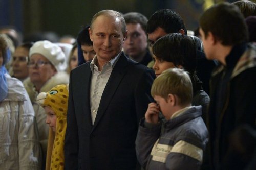 Владимир Путин поздравил россиян с Рождеством Христовым