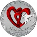 Татфондбанк предлагает серебряные монеты ко Дню влюбленных