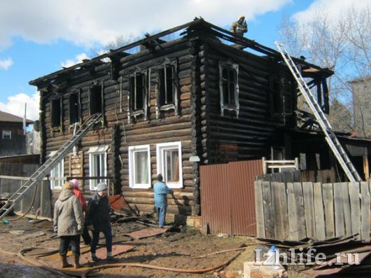 Пожар в Ижевске устроил один из жителей дома?