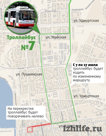 Ремонт улицы Карла Маркса в Ижевске: изменятся маршруты общественного транспорта