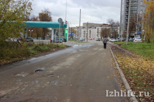 В Ижевске перекрыли дорогу, ведущую к стадиону «Зенит»