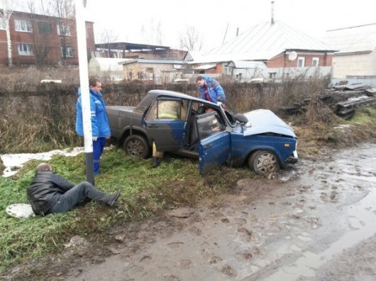 Пьяный водитель выжил в страшной аварии в Удмуртии