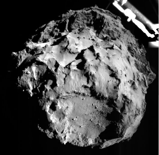 Спускаемый модуль впервые в истории совершил посадку на комету