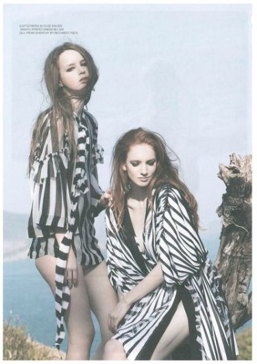 Модель из Ижевска снимается для рекламы Givenchy и Max Mara