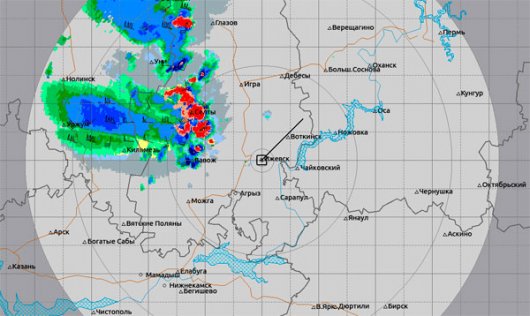 29 июня в Ижевске вновь ожидается гроза, ливень и шквалистый ветер