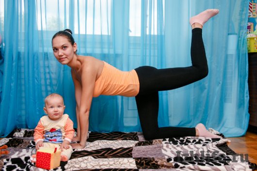 Советы ижевским мамам: упражнения с малышами