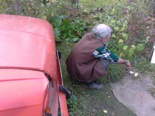 В Ижевске пьяный пенсионер скрылся с места ДТП