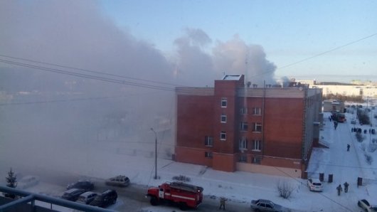 В Ижевске загорелось здание Республиканского детского дома