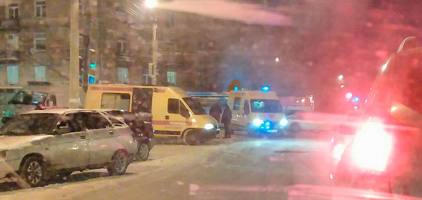 10 ноября вечером на улице Горького в Ижевске сбили трех человек
