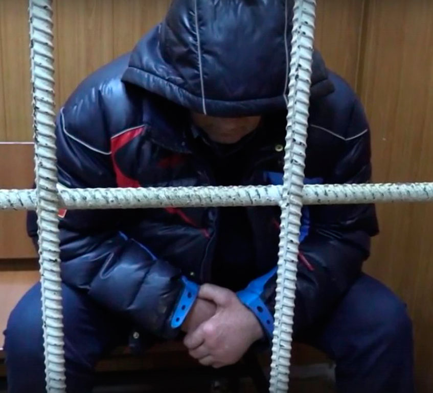 Александр Соловьев в зале Басманного суда