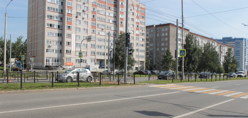 Новый светофор установили на ул. 40 лет Победы в Ижевске