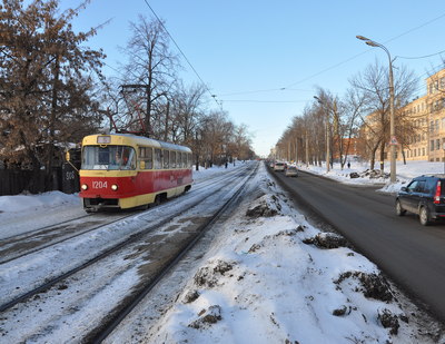 Трамваи не идут от «Океана» до Центра в Ижевске